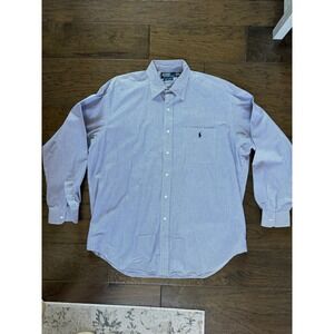 Polo Ralph Lauren Lowell Sport Striped Button Down Shirt Large Preppy